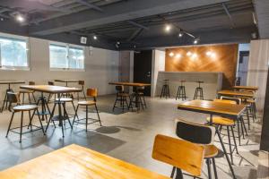 大埔硫磺温泉商务旅馆餐厅或其他用餐的地方