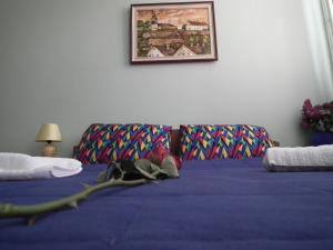 Kama o mga kama sa kuwarto sa Naša Tvrđava Guest Accommodation