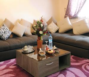 Posezení v ubytování Aparthotel Les Oliviers Suites & Spa