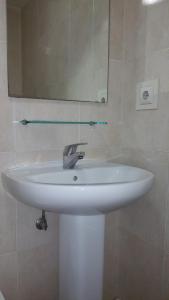 Koupelna v ubytování Hostal Lima