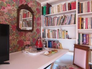 Knihovna v bed and breakfast
