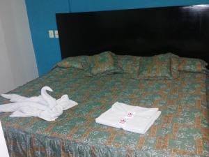 Postel nebo postele na pokoji v ubytování Hotel Real Colonial