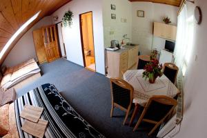 Kuchyň nebo kuchyňský kout v ubytování Pension Karst Blansko + 13 fotografií
