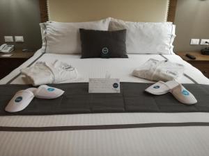 Letto o letti in una camera di Historico Central Hotel
