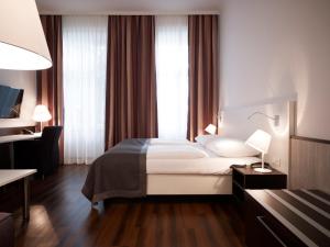 Voodi või voodid majutusasutuse Hotel Zipser toas
