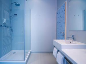Vannituba majutusasutuses Hotel Zipser