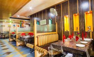 TV a/nebo společenská místnost v ubytování Hotel Bhagyodaya Residency Bhilwara