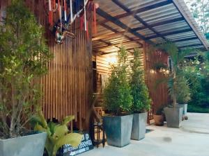 清江JJ酒店外面的花园
