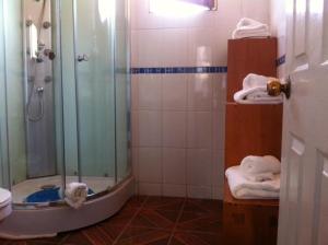 Koupelna v ubytování Hotel Altos de Atacama