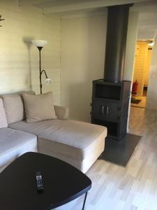 Posezení v ubytování Klitterbyn Lodge