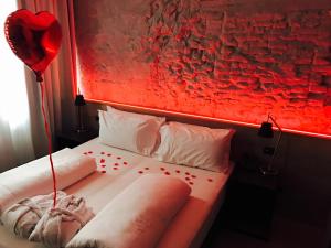 Posteľ alebo postele v izbe v ubytovaní Locanda al Vescovo & SPA