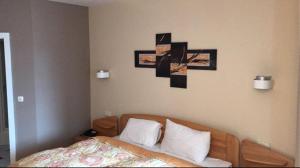 Letto o letti in una camera di Hotel Korfu