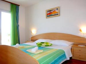 Posteľ alebo postele v izbe v ubytovaní Apartmani Jole