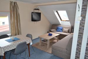 TV a/nebo společenská místnost v ubytování Apartman JaS