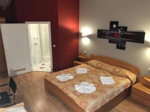 Letto o letti in una camera di Hotel Korfu