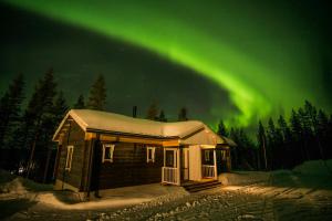 Valkea Arctic Lodge v zimě
