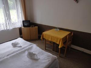 Postel nebo postele na pokoji v ubytování Penzion Horalka