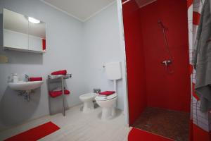 Koupelna v ubytování Hotel Sabrina Rimini