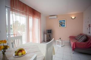 Χώρος καθιστικού στο Apartments Gloria
