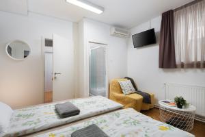 Cama ou camas em um quarto em Hostel Bureau