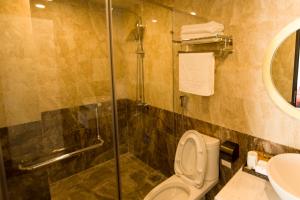 Koupelna v ubytování Sapa Wings Hotel