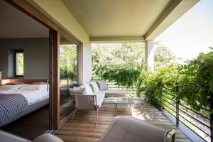 Postel nebo postele na pokoji v ubytování Designhotel Gius La Residenza + 37 fotografií