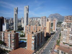 a view of a city with tall buildings at Gemelos 22 - Fincas Arena in Benidorm