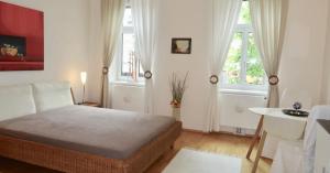 Cama o camas de una habitación en Sonnberg Apartments