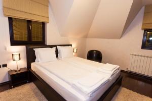 Postel nebo postele na pokoji v ubytování Guest House Vila Bajka