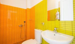 A bathroom at Villa Patmos Netia
