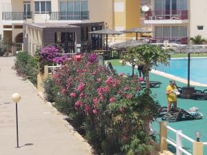a view of the pool at the resort at Vista Oceano - Boa Vista Island in Sal Rei
