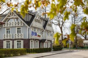 Budova, kde se aparthotel nachází