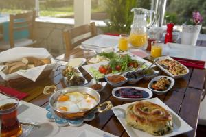 Eten bij of ergens in de buurt van het pension

