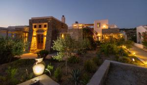 A garden outside Villa Patmos Netia