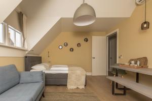 Posezení v ubytování De Herberg Appartementen