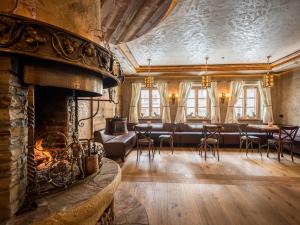 Posezení v ubytování Hotel Alpenrose