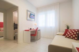 Postel nebo postele na pokoji v ubytování Hotel Solemare - Frontemare - 3 Stelle Superior