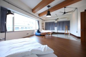Katil atau katil-katil dalam bilik di View Hostel