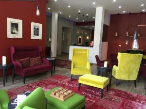 Istumisnurk majutusasutuses Hotel Fleur-de-Lys