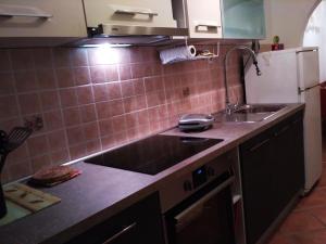 Kuchyň nebo kuchyňský kout v ubytování Apartman Nadia