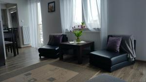 Χώρος καθιστικού στο Polhouse Apartamenty