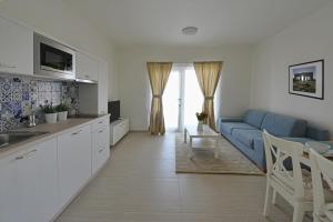 Kuchyň nebo kuchyňský kout v ubytování Apartmany Dolni Dunajovice