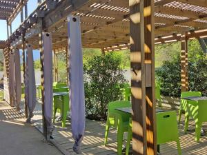 Zahrada ubytování Hôtel Ascosa Aventure