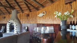 Safari Lodge - Amakhala Game Reserve的休息区