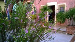 A garden outside Bed and Breakfast Posserle