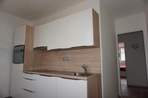 Kuchyň nebo kuchyňský kout v ubytování Apartmán Relax Nová Pec Lipno