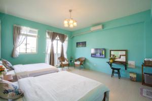 Postelja oz. postelje v sobi nastanitve Vicking Guesthouse