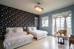 Postelja oz. postelje v sobi nastanitve Vicking Guesthouse