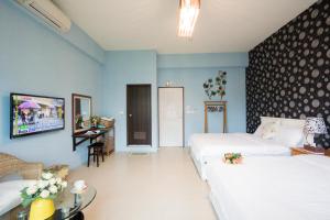 Postelja oz. postelje v sobi nastanitve Vicking Guesthouse