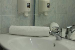 Kúpeľňa v ubytovaní Pető Apartman